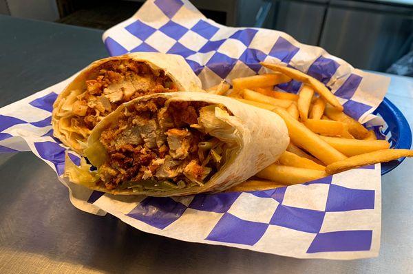 Fried Buffalo Chicken Wrap