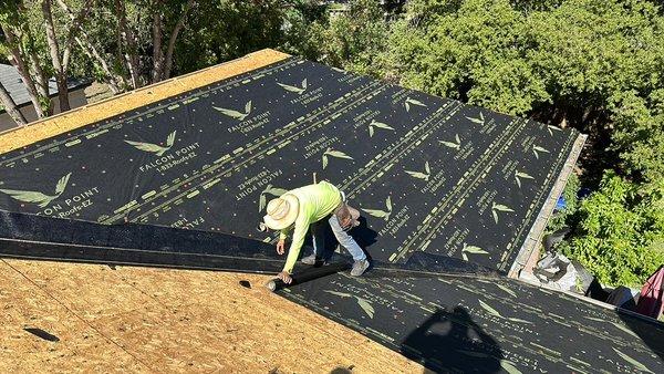 Falcon Point Roofing doing what we do best!