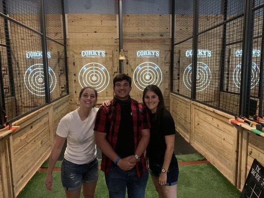 Axe throwing