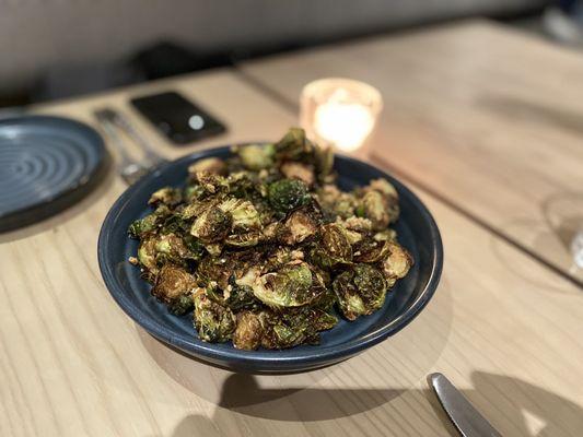 Fried brussel sprouts