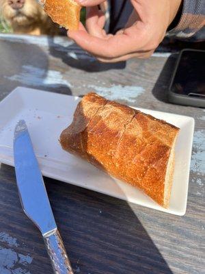 baguette with butter