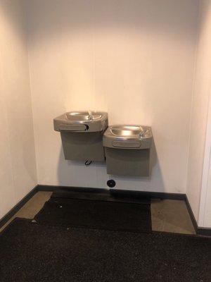 water fountains don't even work for thirsty customers