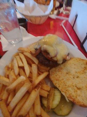 Tavern Burger and fries