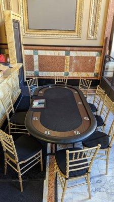 7 Ft. Poker Table (seats 9 players)