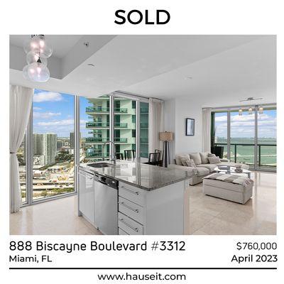 *Hauseit Sold Listing* 888 Biscayne Boulevard #3312