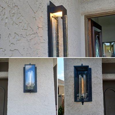 Wall lights fixtures.