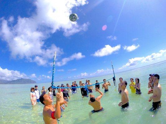 Sandbar volleyball