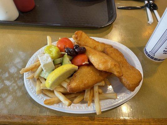 Cod Fish Fry Platter