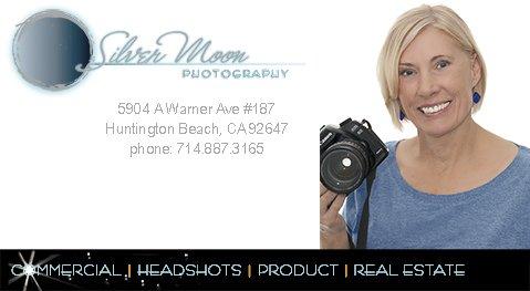 Silver Moon Photography's logo and email signature. In business since 1985.