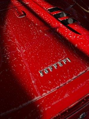 Ferrari foam wash