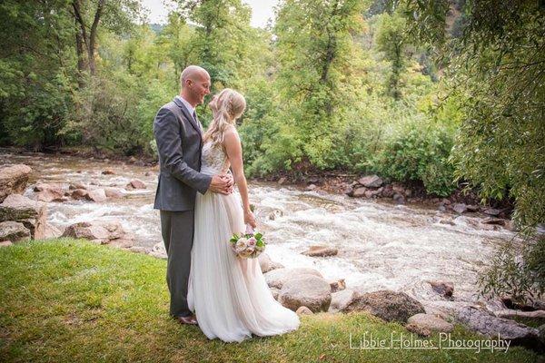 Trickling creek at Boulder Creek by Wedgewood Weddings