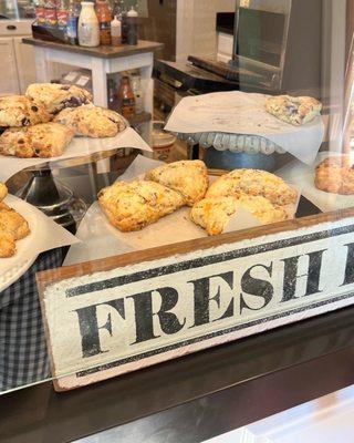 Fresh homemade scones