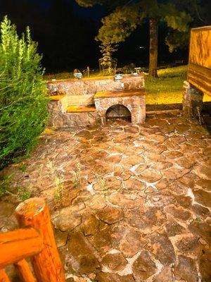 Snowy Mountain Lodge Restaurant Entrance