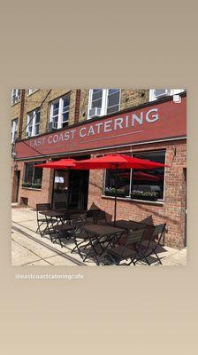 Outdoor seating available!