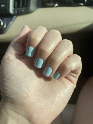 Gel polish change