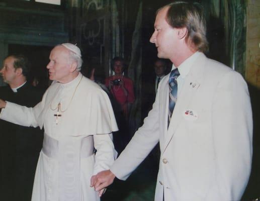 Pope John Paul would often reach out to me.