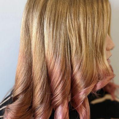 Pink ombre