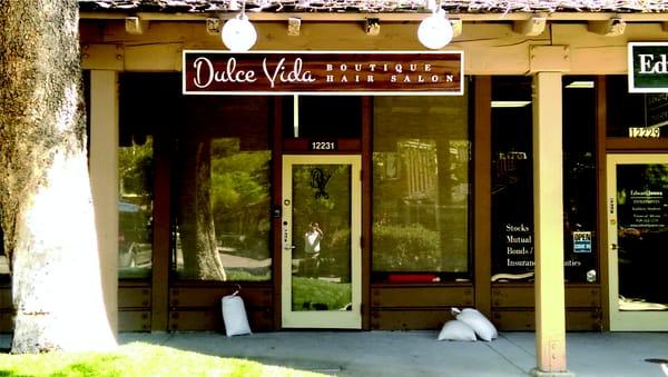 Finished Working on a Wooden Sand Blasted Store Front Sign For A High End Salon in Poway. Nikki Draper is the Owner. Very Nice Lady.. Highly