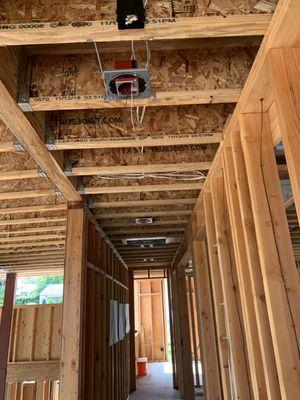 hallway light installation