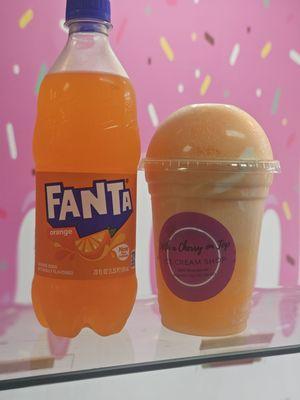 Orange Creamsicle Soda Float