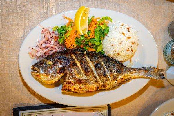 Izgara Çipura-Grilled Sea Bream