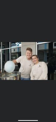 Serving Cotten Candy in Alachua, Fl. We love cotton candy!