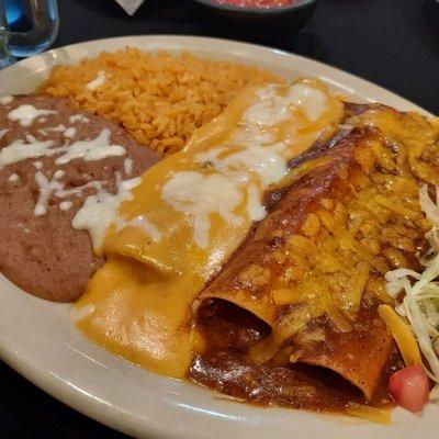 Cheese enchiladas