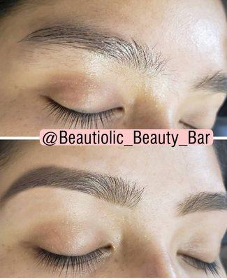 Eybrow wax and tint