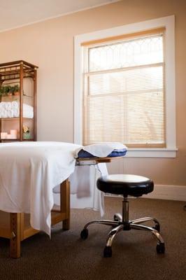 State of the art therapy rooms. Hot packs, heated massage tables.