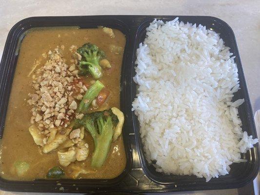 Peanut curry special of the day