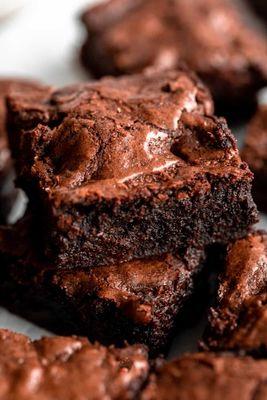 Double chocolate gluten-free Brownies