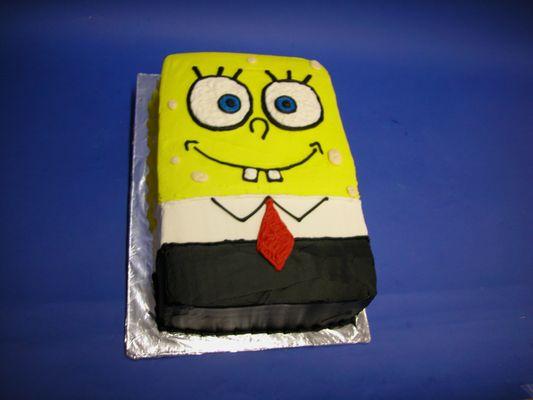 Custom Spongebob Squarepants cake