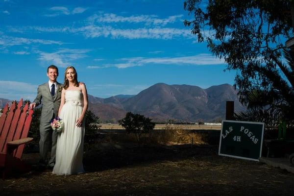 One of our wedding portraits with the PERFECT lighting!