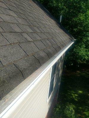 Nicely installed Standard Gutter Guards