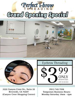 WOW!!! What a place...finally we have such a beautiful and closest "Threading" place.