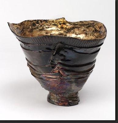 Gold Raku by Jackie Mellissas