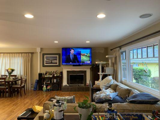 RGM TV Wall Mount & Surround Sound Installation