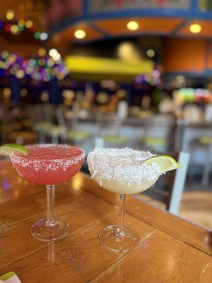 Prickly Pear & Coconut Lime Margaritas!