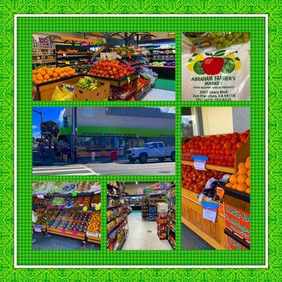 Montage of images from Abraham Farmers' Market