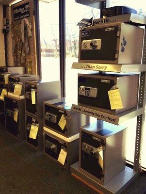 Check out our fire and burglary rated safes!