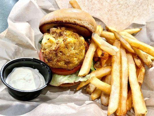 Maryland Crab Cake Sandwich