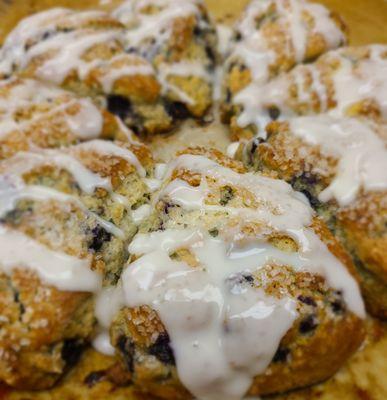 Blueberry lemon scones