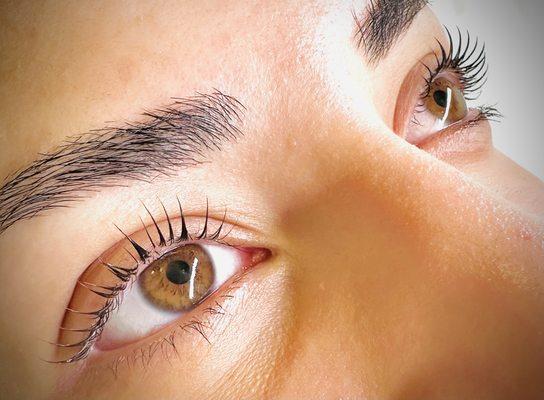 Keratin lash lift