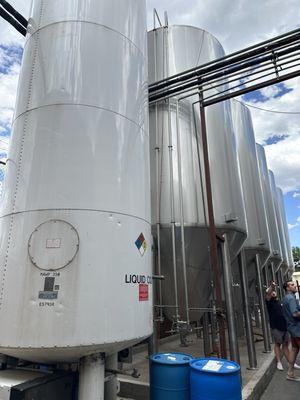 That's some big tanks of beer