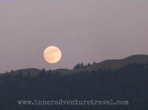 Full moon from Bolinas Mesa.