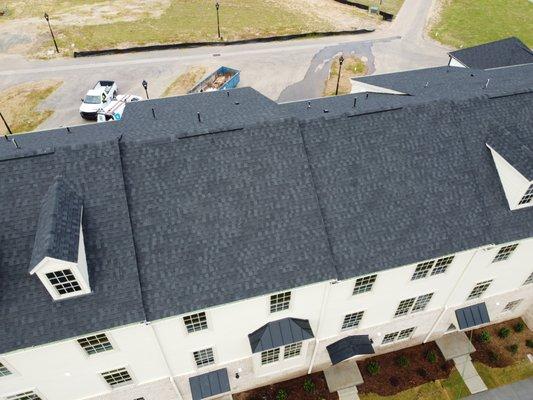 While we love walking roofs, sometimes they are just too high. Don't worry, even a 3 story roof like this is no match for our drone!