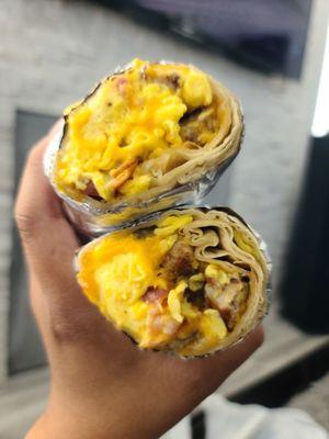 Breakfast burrito.. delicious