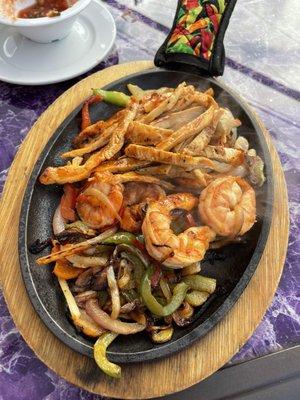 Shrimp & Chicken Fajitas