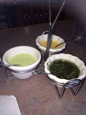 Side sauces!!!! Green sauceeee!!!!!