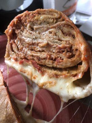 Eggplant Parmesan Hot Sandwich